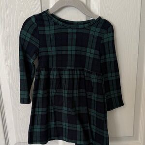 Old Navy Teal and Navy Plaid dress